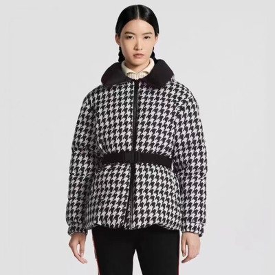 디올 여성 블랙 벨트 푸퍼 자켓 - Dior Women Black Puffer Jaket - dic2216x