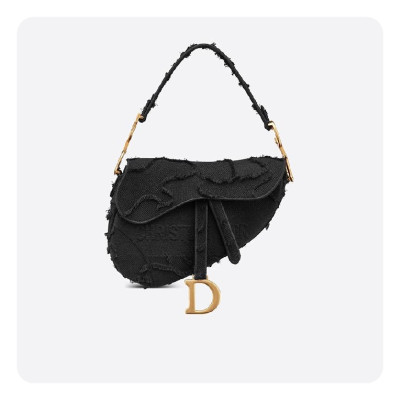 디올 카모 플라쥬 캔버스 새들 백 - Dior Camouflage Canvas Saddle Bag- di2620z