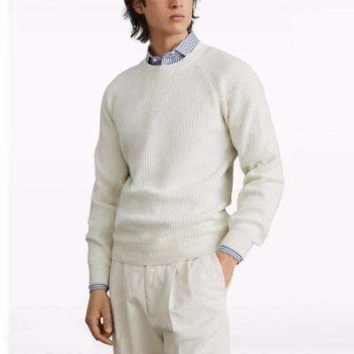 브루넬로쿠치넬리 남성 라운드 니트 - Brunello Cucinelli Mens Round Knitwear - brc2525x