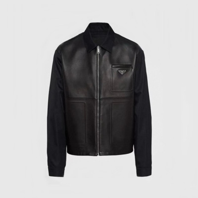 프라다 남성 가죽 자켓 - Prada Mens Leather Jacket - prc2659x