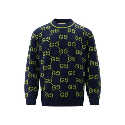 구찌 남성 라운드 스웨터 - Gucci Mens Round Sweater - guc2681x