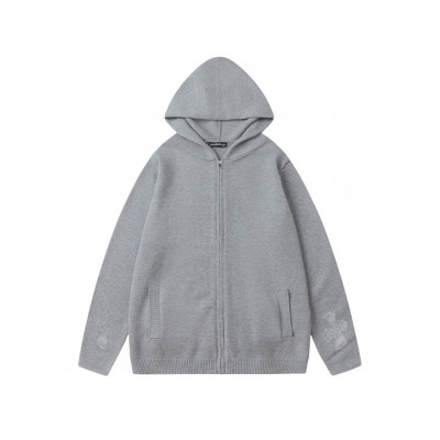 크롬하츠 남성 후드 니트 - Chrom hearts Mens Hood Knitwear - chc2685x