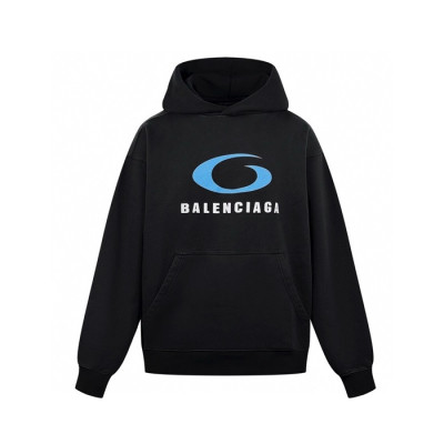 발렌시아가 남성 블랙 후드티 - Balenciaga Mens Black Hoodie - bac2785x