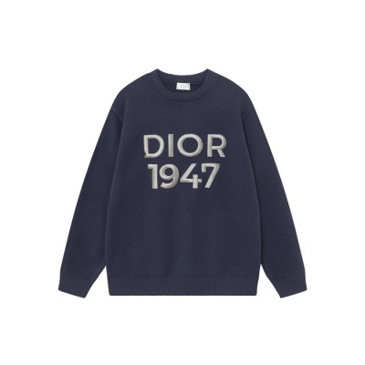 디올 남성 라운드 스웨터 - Dior Mens Round Knitwear - dic2851x