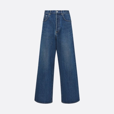 디올 남성 블루 청바지 - Dior Mens Blue Jeans - dic2962x