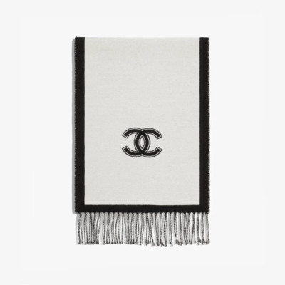 샤넬 여성 양면 머플러 - Chanel Womens Basic Muffler - acc2371x