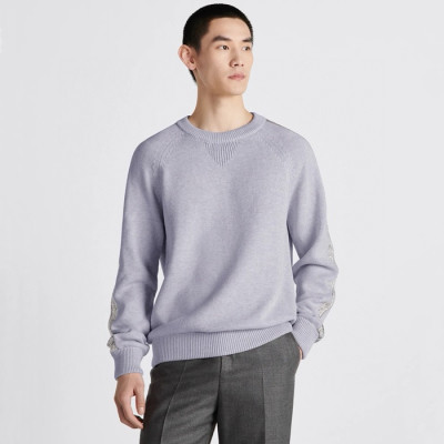 디올 남성 라운드 스웨터 - Dior Mens Round Knitwear - dic3210x