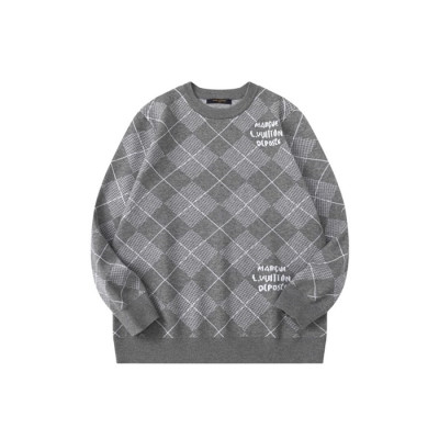 루이비통 남성 라운드 스웨터 - Louis vuitton Mens Round Sweater - lvc3536x