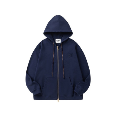 미우미우 남성 집업 후드티 - Miumiu Mens Zip-up Hoodie - mic4142x