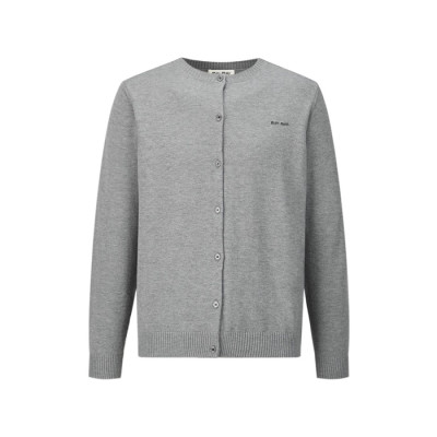 미우미우 여성 브이넥 가디건 - Miumiu Womens V-neck Cardigan - muc4147x