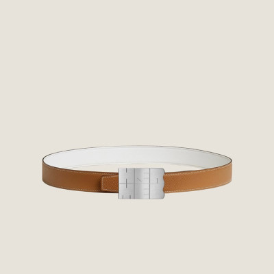 에르메스 남성 리버서블 벨트 - Hermes Mens Cuir De Ceinture Reversible Belt - bel48x