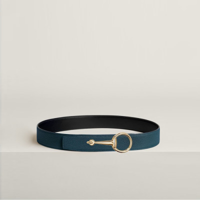 에르메스 남성 리버서블 카사크 벨트 - Hermes Mens Casaque Reversible Belt - bel67x