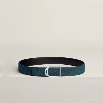 에르메스 남성 리버서블 자키 벨트 - Hermes Mens Jockey Reversible Belt - bel75x