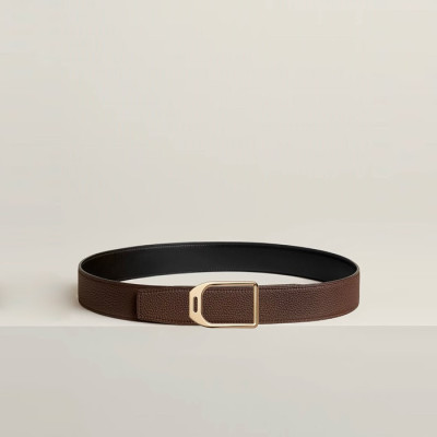 에르메스 남성 리버서블 자키 벨트 - Hermes Mens Jockey Reversible Belt - bel80x