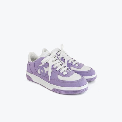 샤넬 여성 퍼플 스니커즈 - Chanel Womens Purple Sneakers - chs1680x