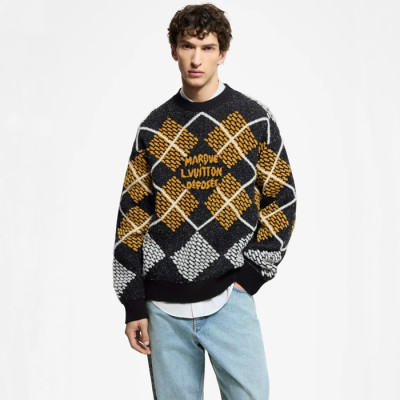 루이비통 남성 라운드 스웨터 - Louis vuitton Mens Round Sweater - lvc4284x