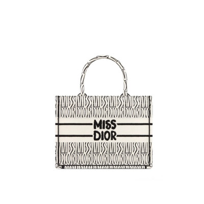 디올 여성 미스 디올 북토트 M1286 - Dior Womens Miss-D Allover BookTote - dib3231x