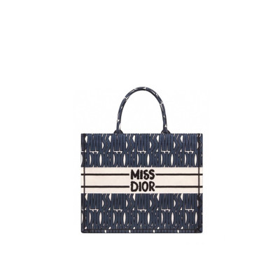 디올 여성 미스 디올 북토트 M1286 - Dior Womens Miss-D Allover BookTote - dib3232x