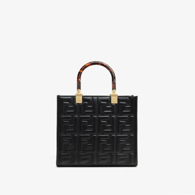 펜디 여성 블랙 토트백 - Fendi Womens Black Tote Bag - feb3269x